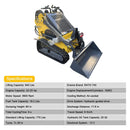Heavy-Duty 23HP Mini Triangular Skid Steer Bucket Loader (SAK15873)  - Saksby Wholesale - Specifications