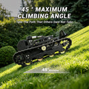 Heavy-Duty 23HP Remote-Controlled Track Mower With 35-Inch Deck (SAK62581) - Saksby Wholesale - Climbing Angle