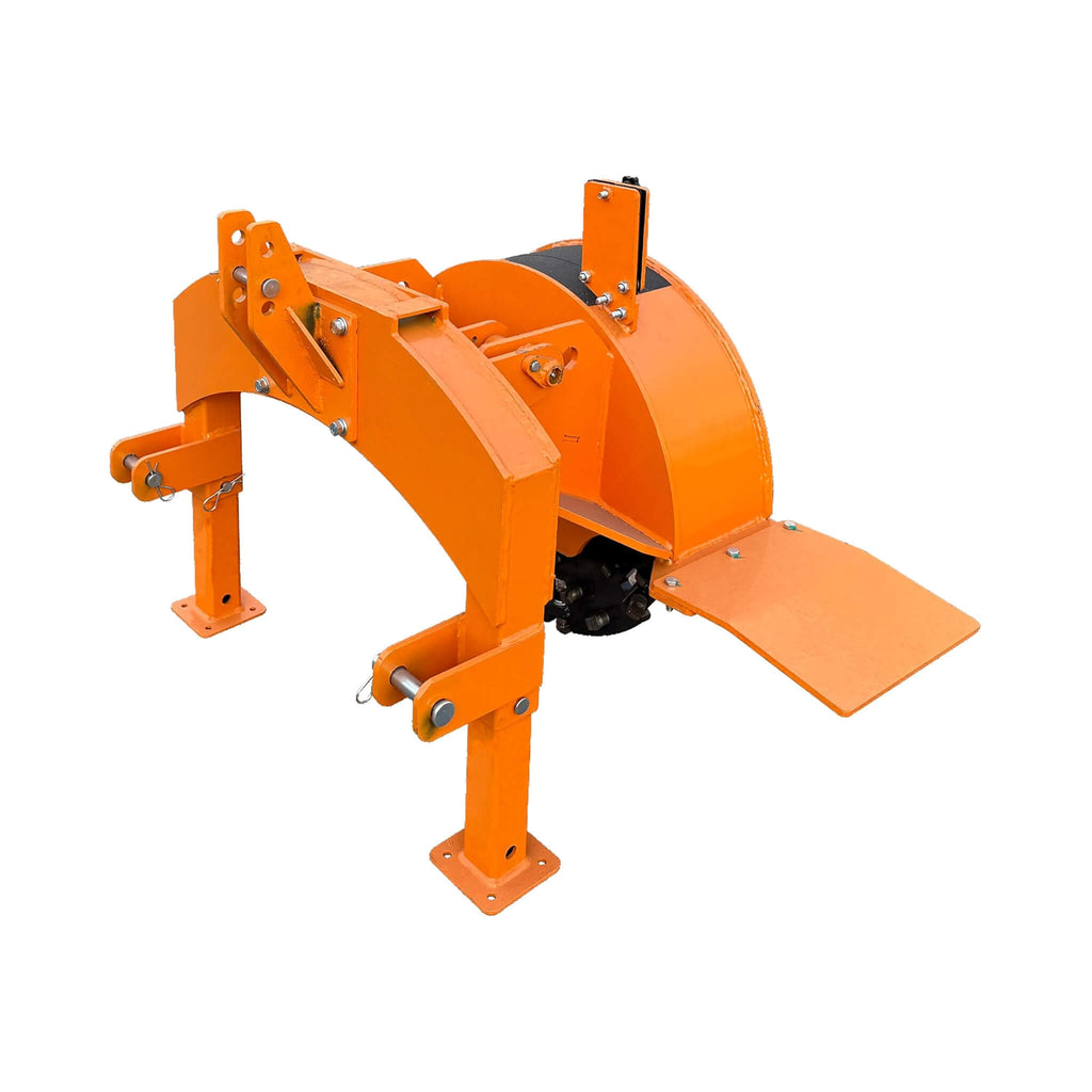 Heavy-Duty 24-Inch 3-Point PTO Powered Stump Grinder For 15-45HP Tractors (SAK81536) - Saksby Wholesale - Back Right View