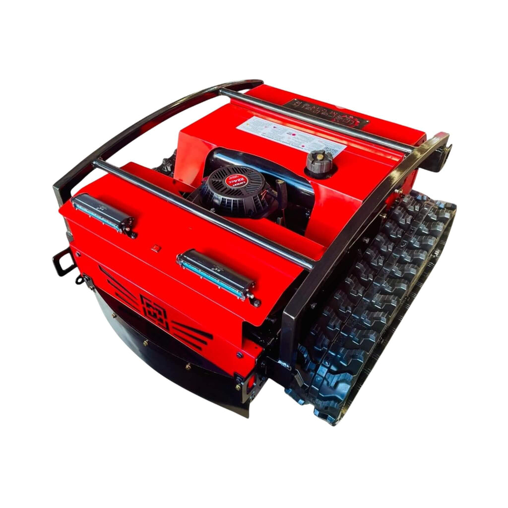 Heavy-Duty 24-Inch Commercial Remote-Controlled Lawn Mower With Snow Plow (SAK31078) - Saksby Wholesale - Back Top View