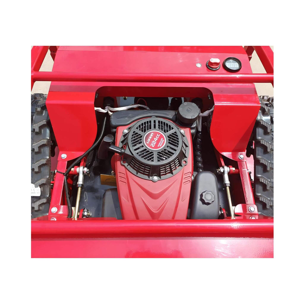 Heavy-Duty 24-Inch Commercial Remote-Controlled Lawn Mower With Snow Plow (SAK31078) - Saksby Wholesale - Engine View