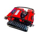 Heavy-Duty 24-Inch Commercial Remote-Controlled Lawn Mower With Snow Plow (SAK31078) - Saksby Wholesale - Side Top View