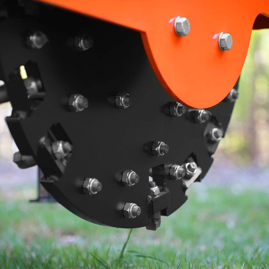 Heavy-Duty 30-Inch 3-Point PTO Stump Grinder For 40-100HP Tractors (SAK47092) - Saksby Wholesale - Flywheel
