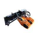 Heavy-Duty 32FT Double Pole Claw Dual Grapple Skid Steer Attachment (SAK25497) - Saksby Wholesale - Front Right View