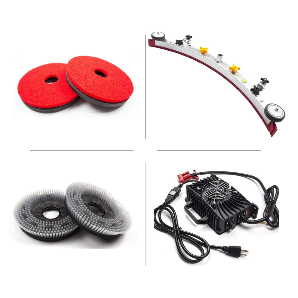 Heavy-Duty 34-Inch Industrial Ride-On Floor Scrubber Machine (SAK63290) - Saksby Wholesale - Accessories