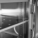 Heavy-Duty 377-Gallon Stainless Steel Nitrogen Dry Cabinet (SAK48625) - Saksby Wholesale - Adjsutable Shelves Close Up