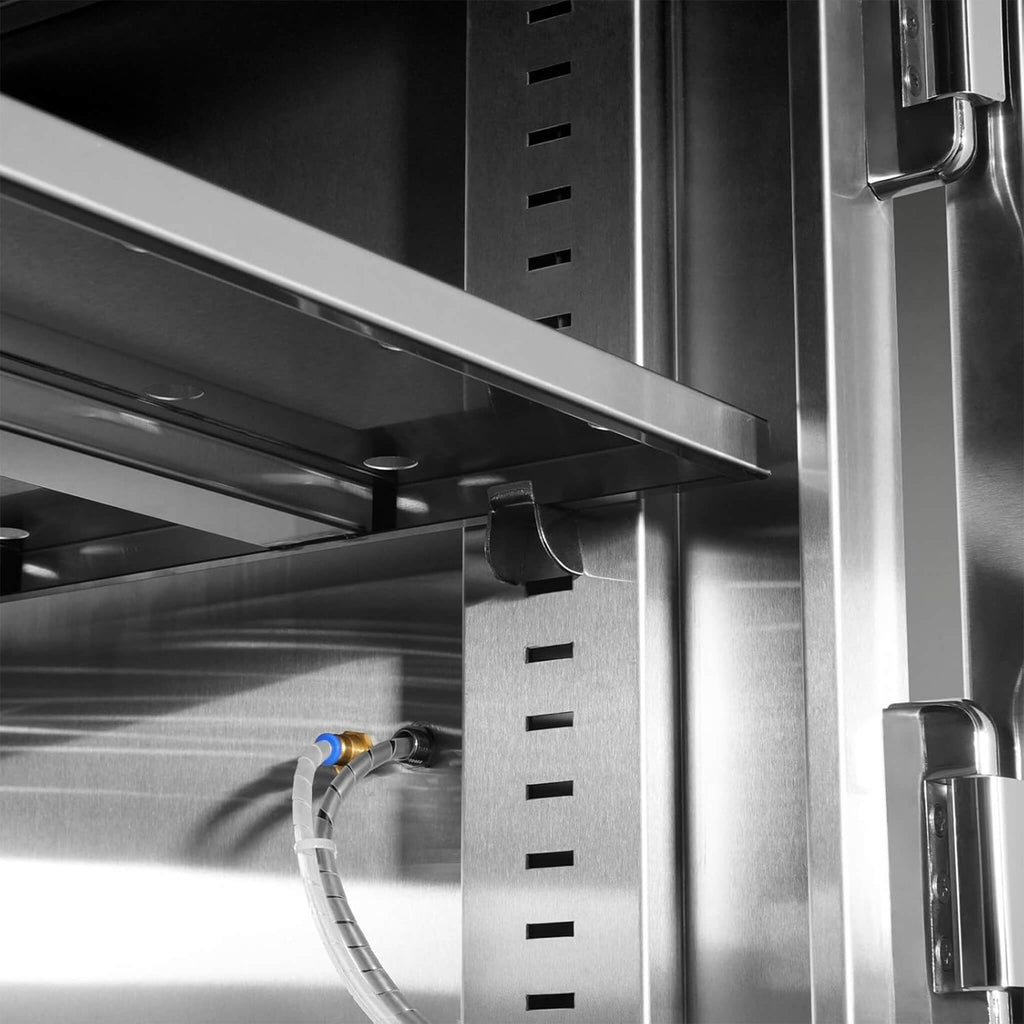 Heavy-Duty 377-Gallon Stainless Steel Nitrogen Dry Cabinet (SAK48625) - Saksby Wholesale - Adjustable Shelves