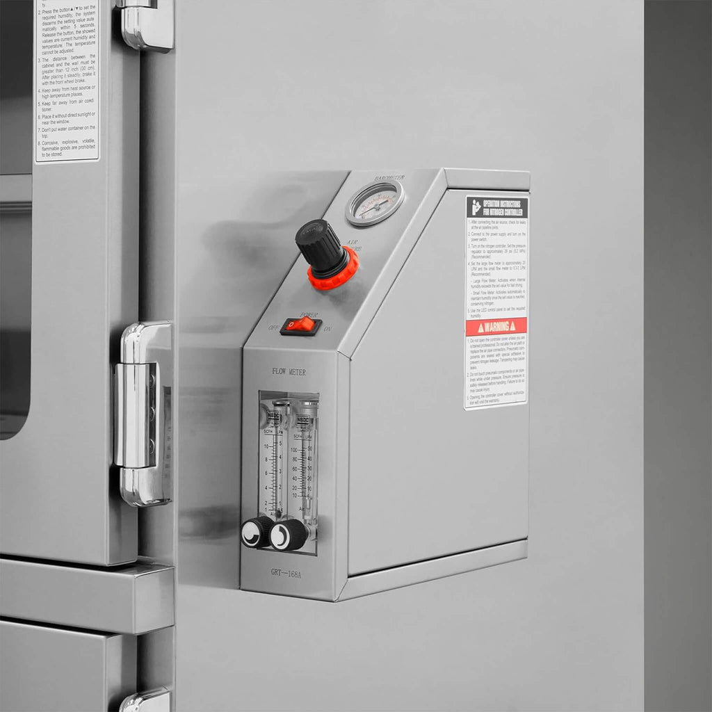 Heavy-Duty 377-Gallon Stainless Steel Nitrogen Dry Cabinet (SAK48625) - Saksby Wholesale - Control Box