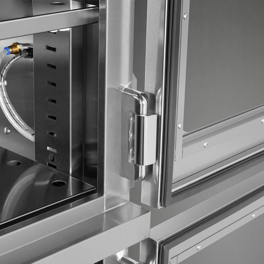 Heavy-Duty 377-Gallon Stainless Steel Nitrogen Dry Cabinet (SAK48625) - Saksby Wholesale - Door Hinge