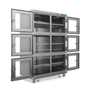 Heavy-Duty 377-Gallon Stainless Steel Nitrogen Dry Cabinet (SAK48625) - Saksby Wholesale - Front Left View With Door Opened