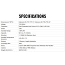 Heavy-Duty 377-Gallon Stainless Steel Nitrogen Dry Cabinet (SAK48625) - Saksby Wholesale - Specifications