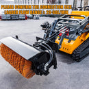 Heavy-Duty 41-Inch Hydraulic Skid Steer Broom Sweeper Attachment With Angle Tilt (SAK20963)