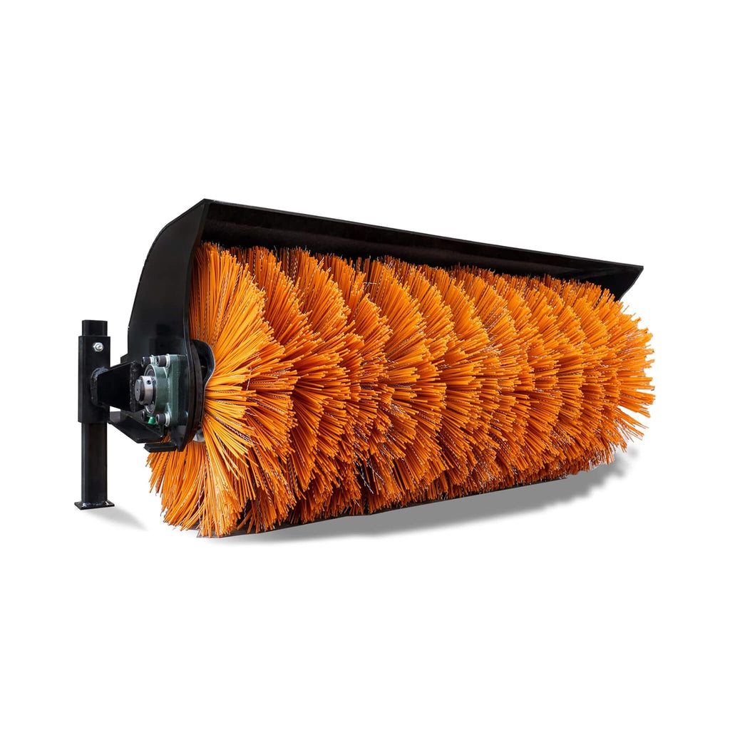 Heavy-Duty 41-Inch Hydraulic Skid Steer Broom Sweeper Attachment With Angle Tilt (SAK20963)
