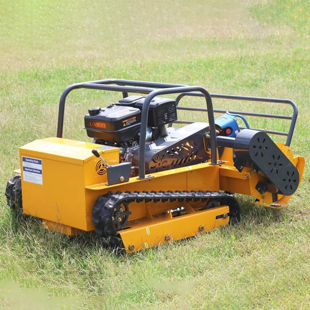 Heavy-Duty 459CC Commercial Remote-Controlled Hybrid Mower (SAK68124) - Saksby Wholesale - Lifestyle Back Right View