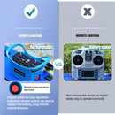 Heavy-Duty 459CC Commercial Remote-Controlled Hybrid Mower (SAK68124) - Saksby Wholesale - Remote