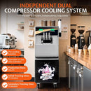 Heavy-Duty 45L/H 3-Flavor Dual Compressor Commercial Soft Serve Ice Cream Machine (SAK43195) - Saksby Wholesale - Compressor Features