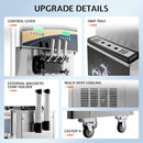 Heavy-Duty 45L/H 3-Flavor Dual Compressor Commercial Soft Serve Ice Cream Machine (SAK43195) - Saksby Wholesale - Upgraded Parts Details