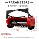 Heavy-Duty 46-Inch Drum Forestry Skid Steer Mulcher Attachment (SAK30495) - Saksby Wholesale - Applications - Parameters