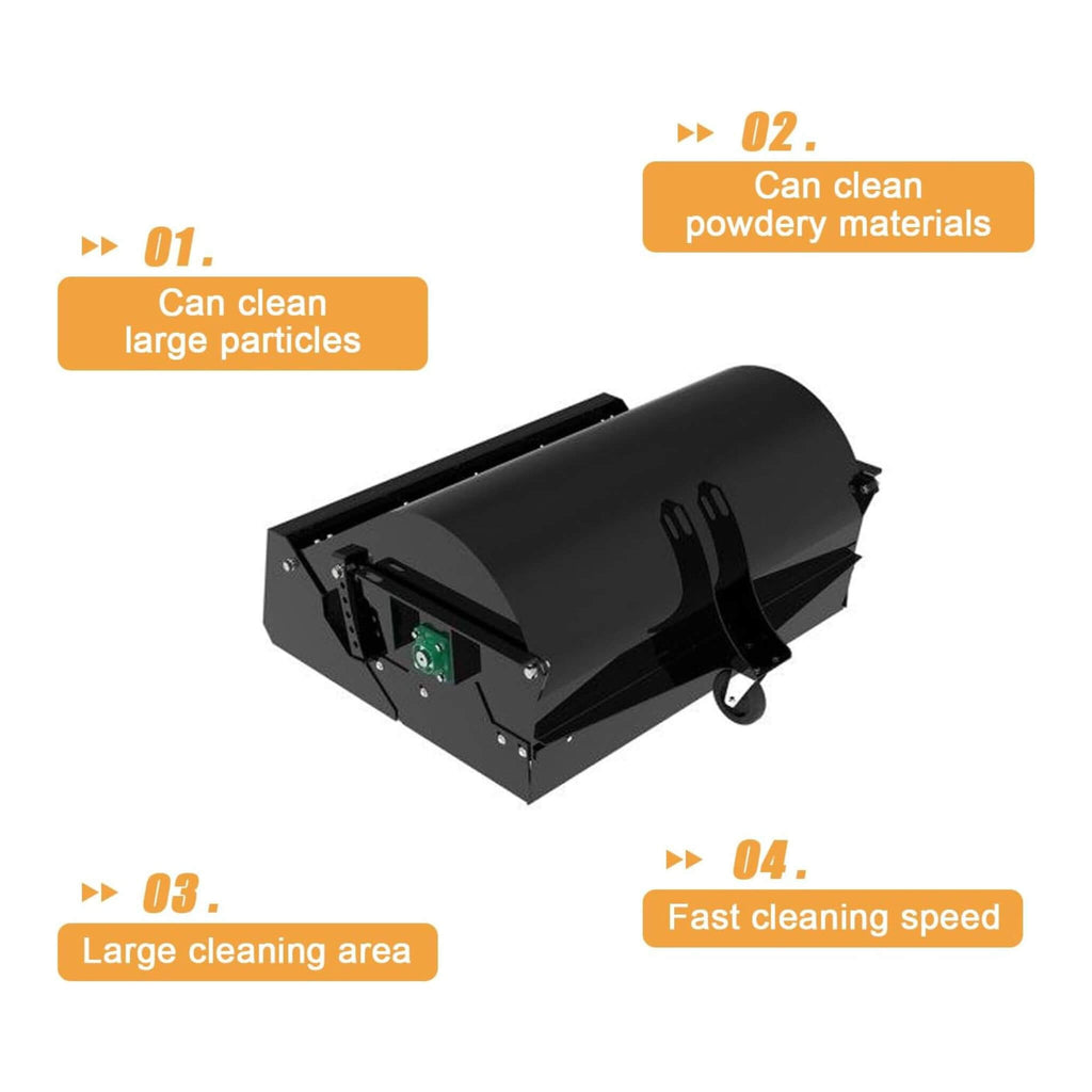 Heavy-Duty 48-Inch Mini Skid Steer Sweeper Attachment (SAK94820) - Saksby Wholesale - Benefits