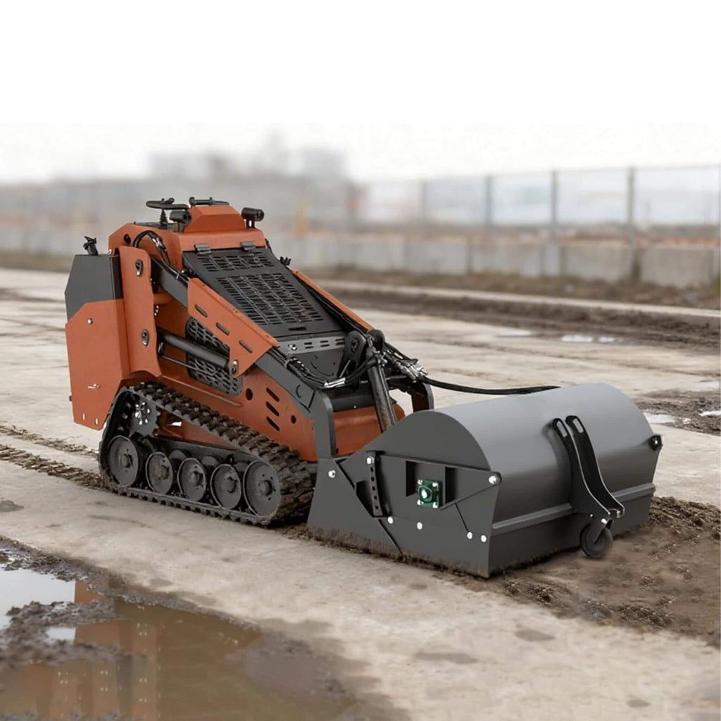 Heavy-Duty 48-Inch Mini Skid Steer Sweeper Attachment (SAK94820) - Saksby Wholesale - Product Preview