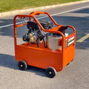 Heavy-Duty 4GPM 4000PSI Commercial Portable Hot Water Pressure Power Washer (SAK26013) - Saksby Wholesale - Lifestyle Front Left View