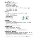 Heavy-Duty 4GPM 4000PSI Commercial Portable Hot Water Pressure Power Washer (SAK26013) - Saksby Wholesale - Specifications