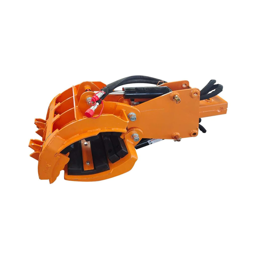 Heavy-Duty 5 Fingers Rotating Rock And Tree Grapple Skid Steer Attachment (SAK39516)  - Saksby Wholesale - 5 Fingers Side View