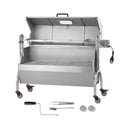 Heavy Duty 52W Spit Roaster Rotisserie BBQ Grill For Pig Lamb And Chicken SAK59286 Saksby - With Accessories