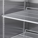 Heavy Duty 54" Stainless Steel 2-Door Reach-In Upright Commercial Freezer (SAK66598) - Saksby Wholesale - Door Handle