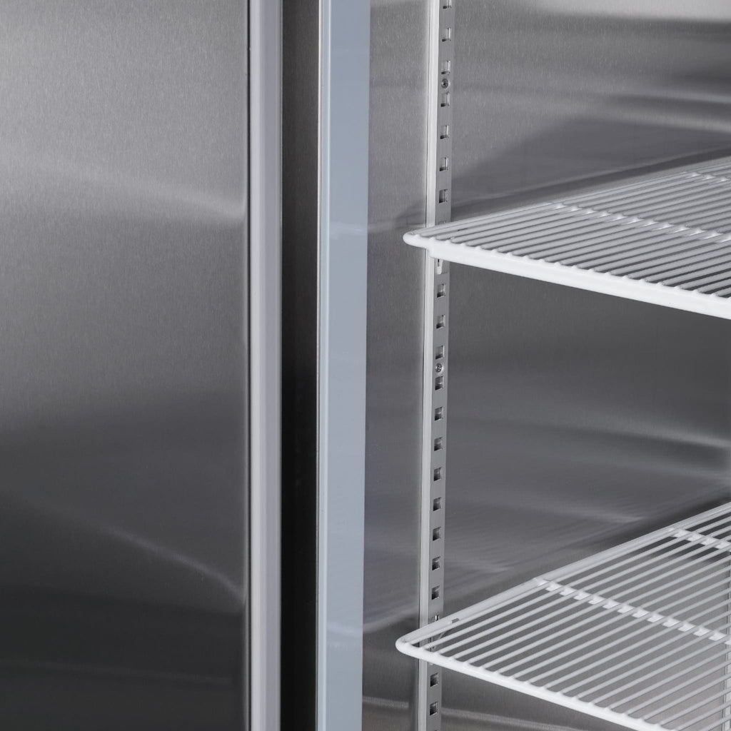Heavy Duty 54" Stainless Steel 2-Door Reach-In Upright Commercial Freezer (SAK66598) - Saksby Wholesale - Inside Details