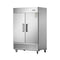 Heavy Duty 54" Stainless Steel 2-Door Reach-In Upright Commercial Freezer (SAK66598) - Saksby Wholesale - Side View