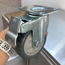 Heavy Duty 54" Stainless Steel 2-Door Reach-In Upright Commercial Freezer (SAK66598) - Saksby Wholesale - Wheel Acutal Image