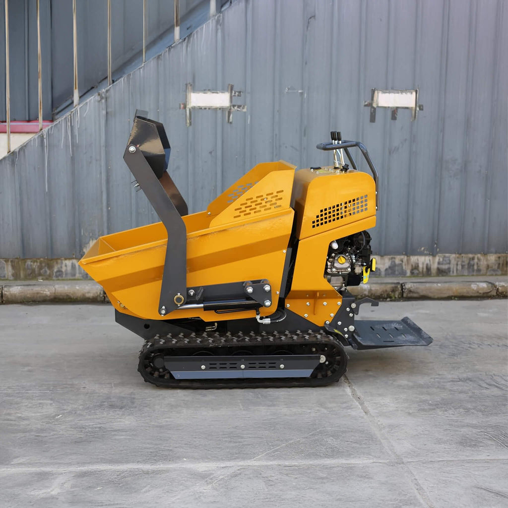 Heavy-Duty 6.5HP 1100LBS Tracked Hydraulic Dumper With Shovel (SAK62780)
