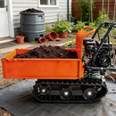 Heavy-Duty 6.5HP 208CC Gas Track Barrow, 660 LBS (SAK49713) - Saksby Wholesale - Product Preview