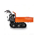 Heavy-Duty 6.5HP 208CC Gas Track Barrow, 660 LBS (SAK49713) - Saksby Wholesale - Side View