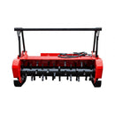 Heavy-Duty 60-Inch Hydraulic Forestry Mulcher Skid Steer Loader Attachment (SAK50792) - Saksby Wholesale - Front View