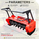 Heavy-Duty 60-Inch Hydraulic Forestry Mulcher Skid Steer Loader Attachment (SAK50792) - Saksby Wholesale - Parameters
