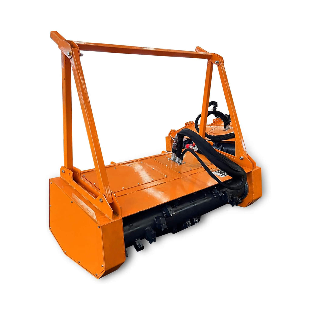 Heavy-Duty 60-Inch Hydraulic Skid Steer Loader Forestry Mulcher Attachment (SAK76249)