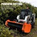 Heavy-Duty 60-Inch Hydraulic Skid Steer Loader Forestry Mulcher Attachment (SAK76249)