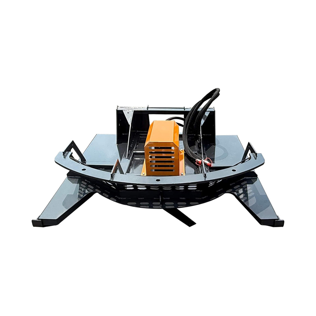 Heavy-Duty 66-Inch Open Front Deck Skid Steer Brush Cutter Attachment With 3 Steel Blades (SAK53108)