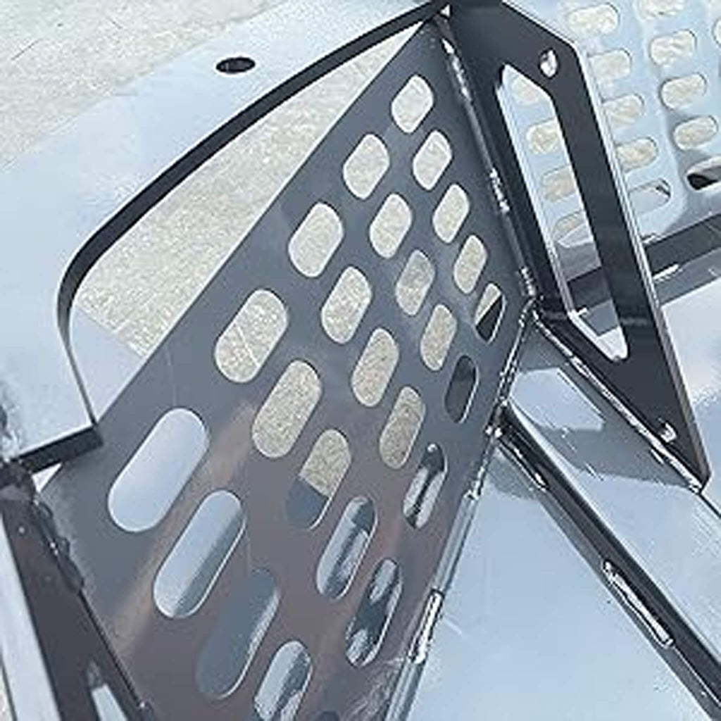 Heavy-Duty 66-Inch Open Front Deck Skid Steer Brush Cutter Attachment With 3 Steel Blades (SAK53108)