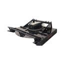 Heavy-Duty 72-Inch Hydraulic Brush Mower Skid Steer Attachment (SAK96502) - Saksby Wholesale - Side View