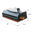 Heavy-Duty 72-Inch Hydraulic Drive Broom Sweeper Skid Steer Attachment With Water Tank (SAK80614) - Saksby Wholesale - Dimensions