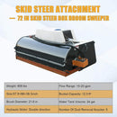 Heavy-Duty 72-Inch Hydraulic Drive Broom Sweeper Skid Steer Attachment With Water Tank (SAK80614) - Saksby Wholesale - Specifications