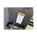 Heavy-Duty 72-Inch Hydraulic Screening Bucket Skid Steer Attachment (SAK14786) - Saksby Wholesale - Warning Label