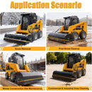 Heavy-Duty 72-Inch Industrial Skid Steer Sweeper Attachment (SAK87013) - Saksby Wholesale - Applications