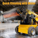 Heavy-Duty 72-Inch Industrial Skid Steer Sweeper Attachment (SAK87013) - Saksby Wholesale - Low Maintenance