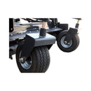 Heavy-Duty 72-Inch Industrial Soil Power Rake Skid Steer Attachment (SAK63905) - Saksby Wholesale - Front Wheels