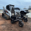 Heavy-Duty 72-Inch Industrial Soil Power Rake Skid Steer Attachment (SAK63905) - Saksby Wholesale - Lifestyle On Loader
