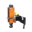 Heavy-Duty 750 FT-LB Hydraulic Skid Steer Pile Hammer Attachment (SAK59134) - Saksby Wholesale - Front Left View